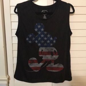 Patriotic Mickey Mouse Tanktop-XL